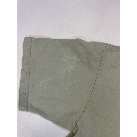 VINTAGE Caribbean Soul Relax Beach Boat Graphic T-shirt Men Medium Green 90s - Picture 5 of 9